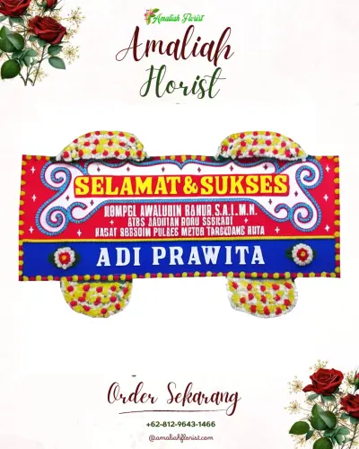 Karangan Bunga Ucapan Selamat di Sitamiang